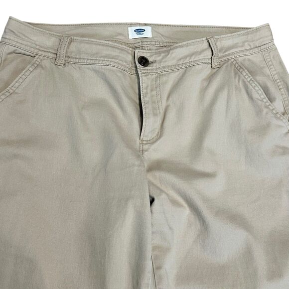 Old Navy Sweetheart Boot Cut Khaki Pants Size 12 - Picture 3 of 11